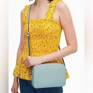 New Kate Spade Kate Spade New York Harper Crossbody Bag. Color: Aqua
Pool